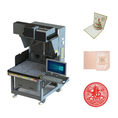 Gravado de corte de papel da máquina laser super CO2